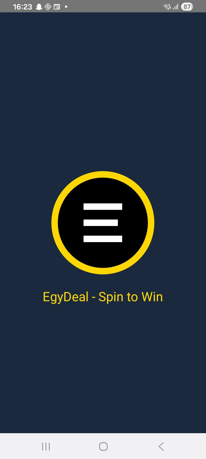 EgyDeal Mobile App Interface